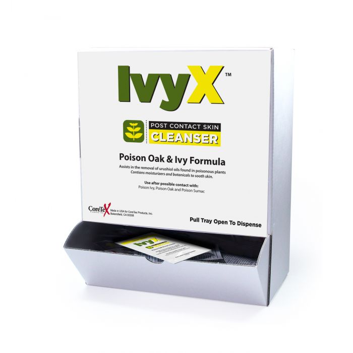 IvyX Post Contact Cleanser Packets - First Aid Safety